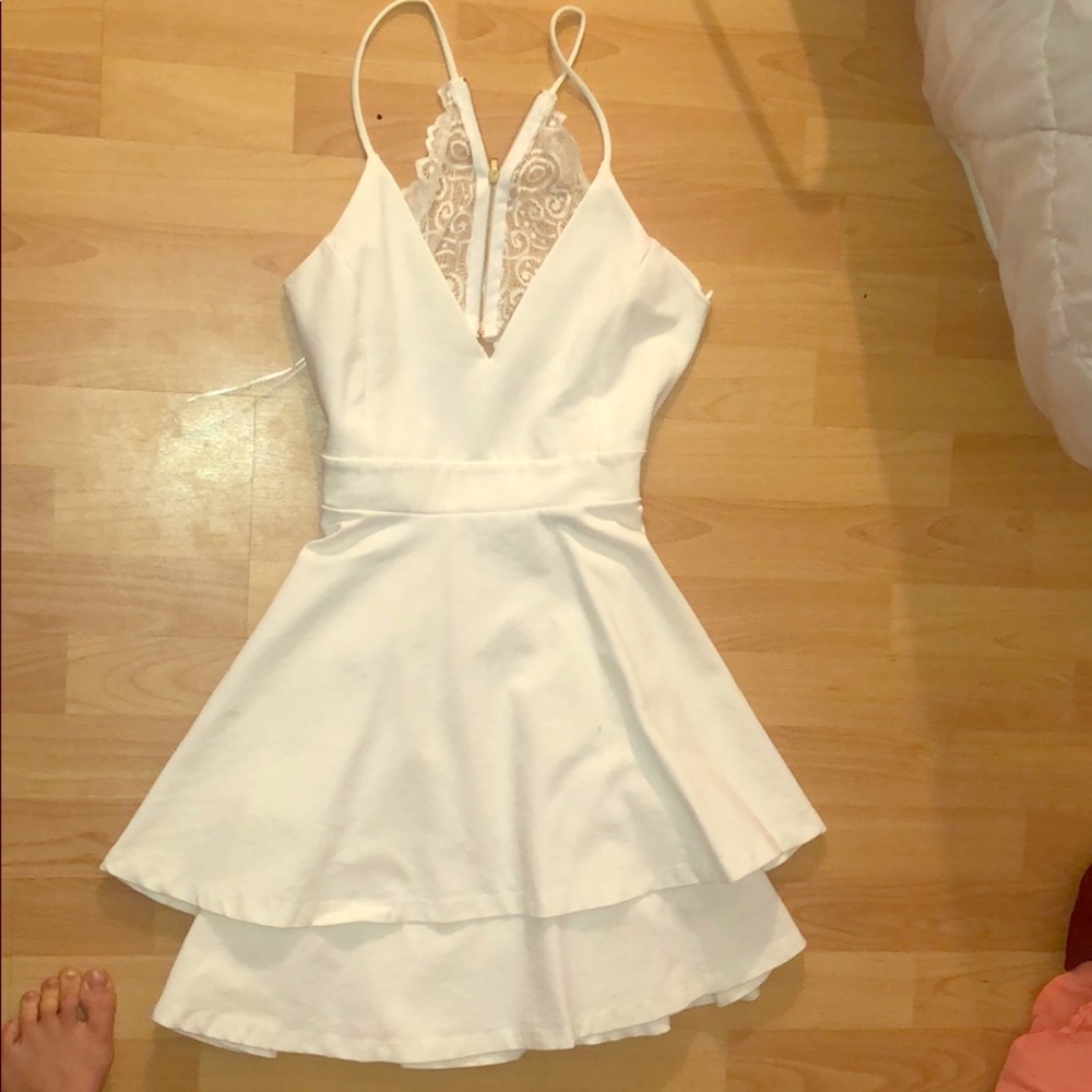 white dress